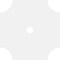 Ekena Millwork Haus Architectural Grade PVC Contemporary Ceiling Medallion, 26"OD x 3"ID x 8 1/2"C x 1"P CMP26HS-03000 - alternate 2